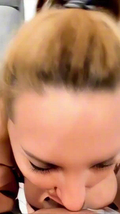 Insatiable MILF was tricked into draining his balls in a hot deepthroat | Clip 1
