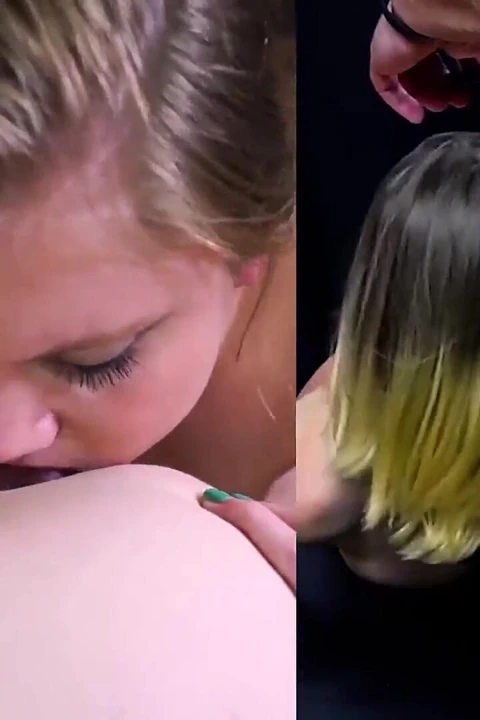 Lauren ve Pixie minyon tombul kız / kız ıslak göt yalıyor dağınık sakso yutuyor!