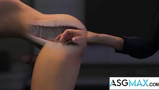Asgmax - büyük yaraklı kardeş Kai Park'ın sıkı ikiz deliğini parçalıyor