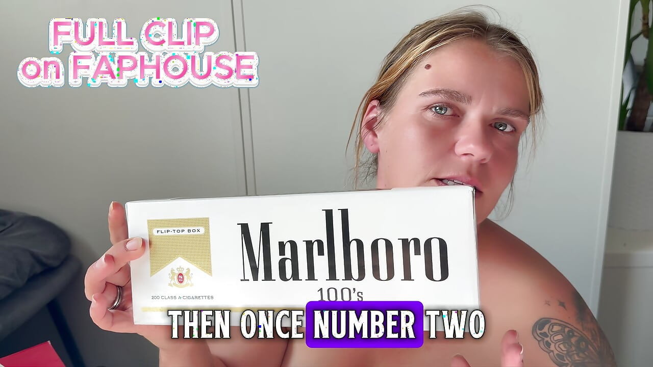 Boston'dan Marlboro 100'lerimi denedim, penisi emmekten fazlasıyla keyif alıyorum