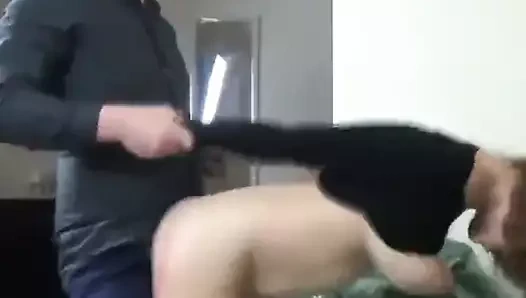 Genç çift sert kahrolası