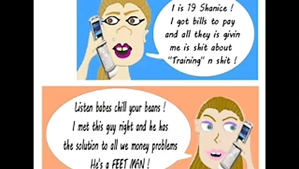 Ayak fetişi çizgi roman janelle