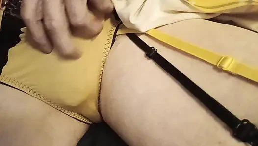 Panties are awesome to jerk in.