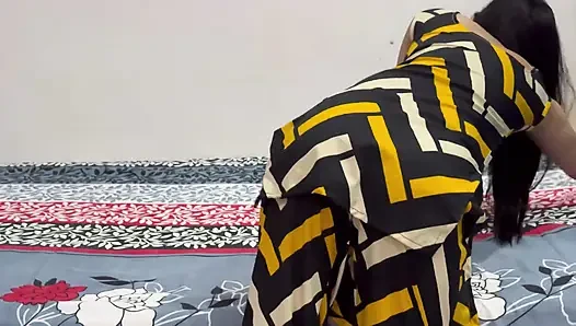 THE OWNER OF THE HOUSE FUCKED THE MAID'S TIGHT PUSSY BY PAYING MONEY