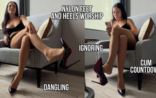 Ben seni naylon çorapla görmezden gelirken topuklu ayakkabılarıma tapıyorum