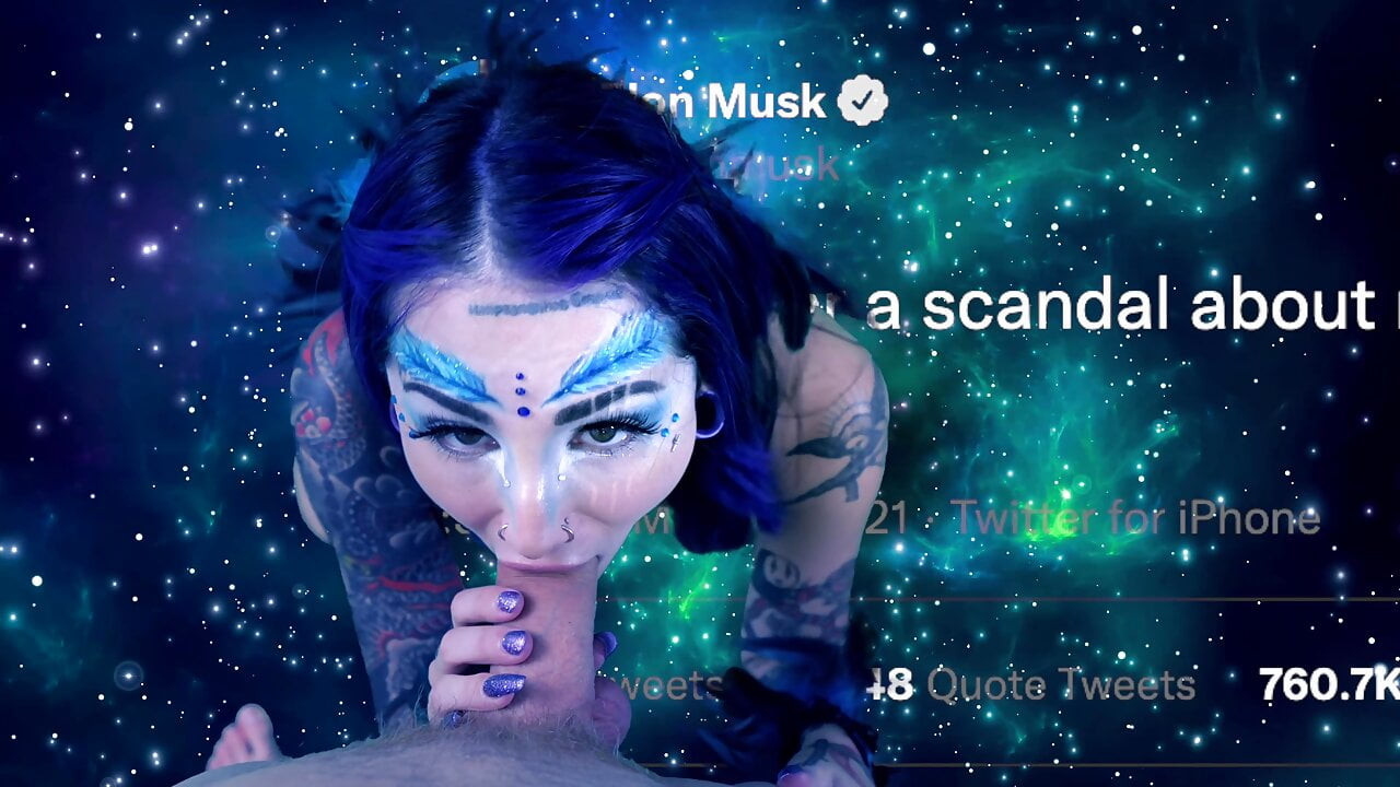 Bana daha sert tweet at baba misk - elon musk twitter'ı satın aldı ve sonra onu sikiyor (valerica steele)