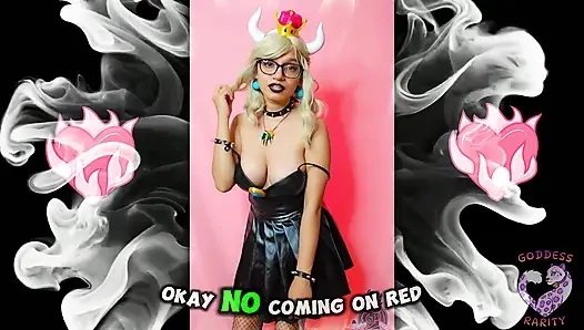 Tanrıça Rarity senin için bowsette olarak soyunuyor