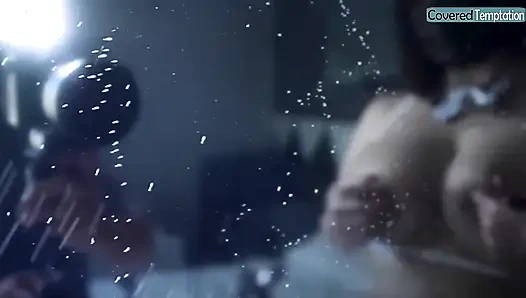 Yıl sonu boşalma finali, süt çok fazlaydı. Videonun yarısı kesintisiz sağım zamanına dönüştü!