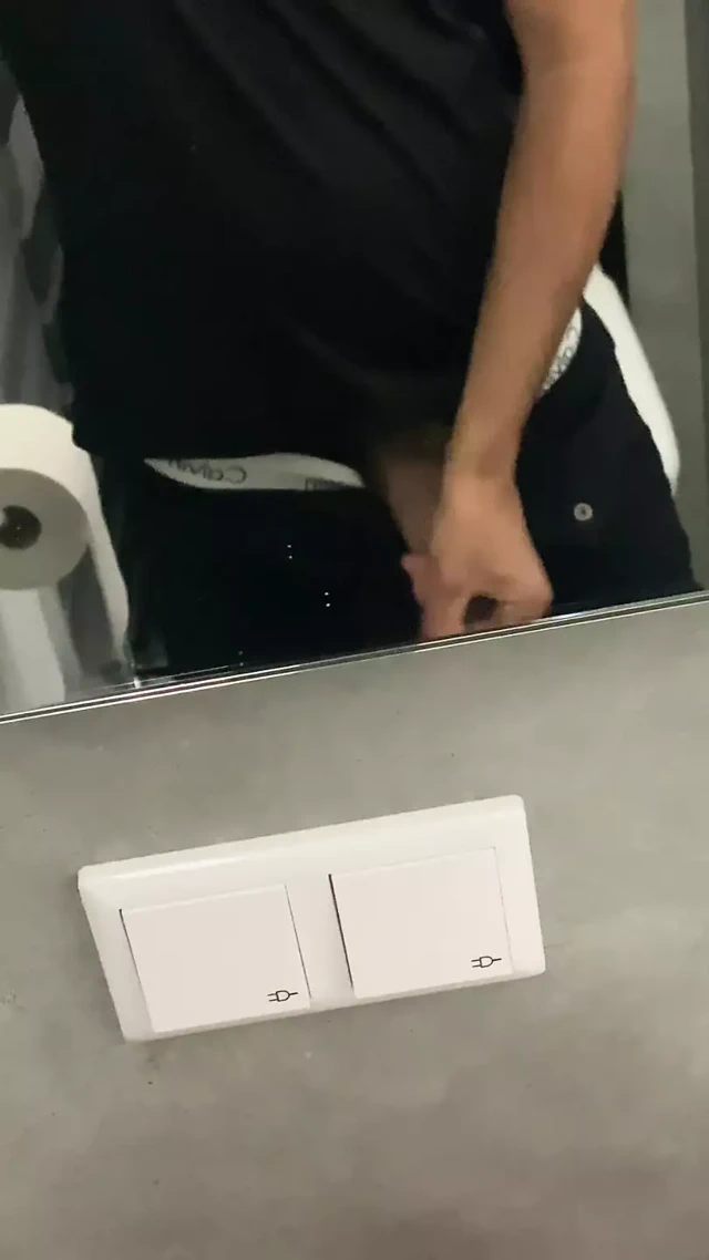 boy is cumming on his nike frees after run