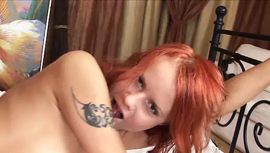 rothaarige will nach der rasur analfick