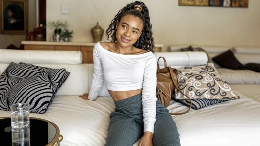 Amateur Ebony Model Stripped & Railed By BWC Producer In Fake Casting