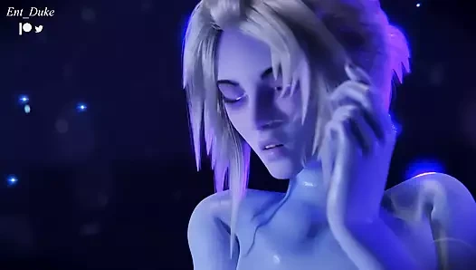 Sıcak uzaylı striptizci