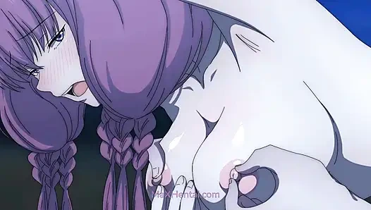 Aura ve frieren amcık yalıyor yuri lezbiyenler (çizgi film seks)