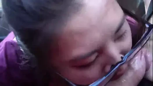 Oryantal araba boğazı (bj, yakın çekim, seyir, dört göz)