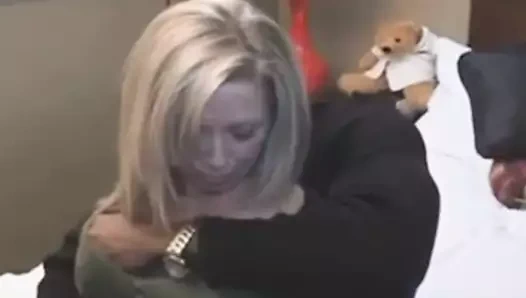 Beyaz milf eğitimli tarafından siyah horoz