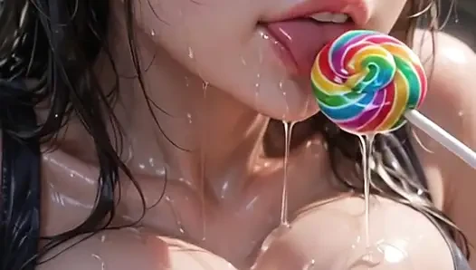 Lolipop yalama derlemesi, 3 boyutlu anime