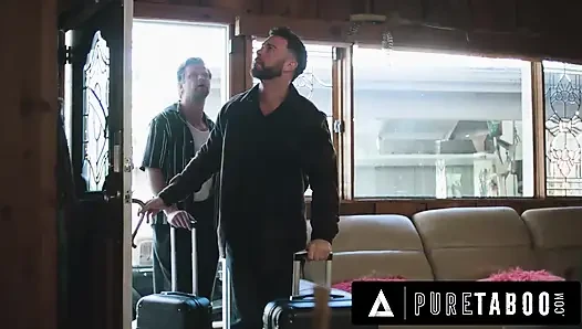 PURE TABOO Travel Buddies Find Naked Handcuffed Ember Snow In Remote Rental In The Middle Of Nowhere