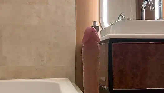 MILF Rides her dildo till she cums