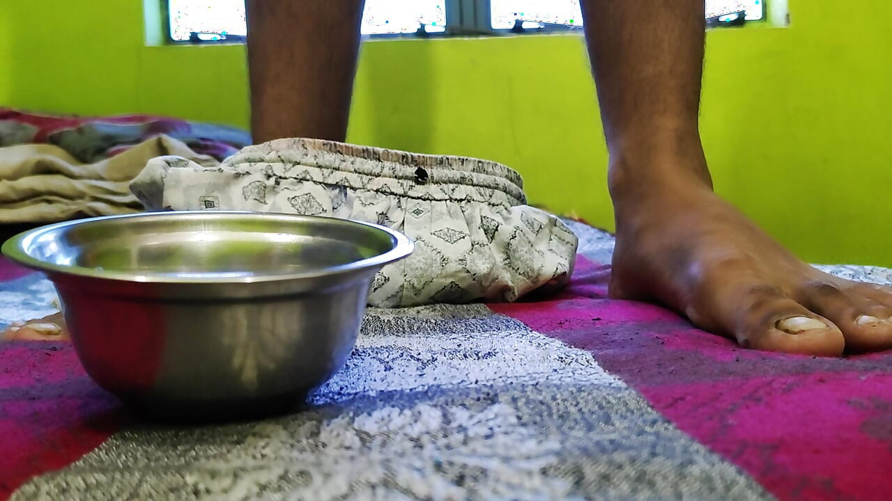 Black Cock Massage With Mustard Oil