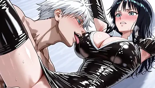 Gojo (jjk) x robin (op)