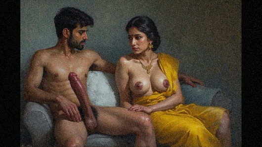 Hintli evli kadın ofis arkadaşlarıyla grup seks yapıyor