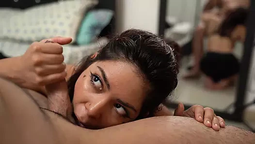 Arkadaşımı boşaltmak için hızlı sakso