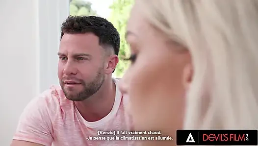 Devils filmi - yaramaz Kenzie Taylor uzaktan kumandalı vibratör yüzünden sikişiyor!