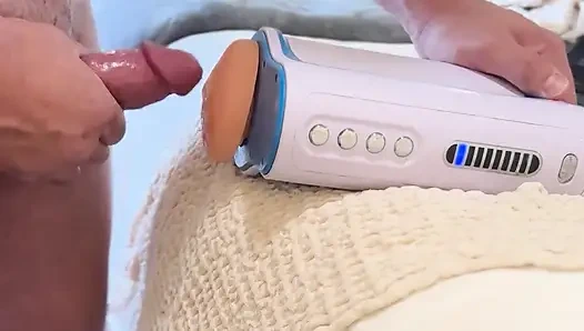 Sakso makinesinde 4 boşalma