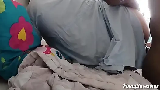 Asian Cheating wige moaning loudly when she gets fuvk from her secret lover . ang sarap mo bheb