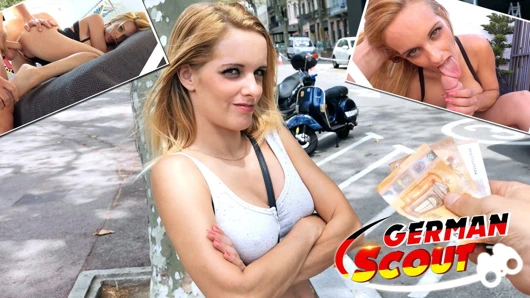 Alman izci - küçük kız agatha model işinde becermek için kandırdı