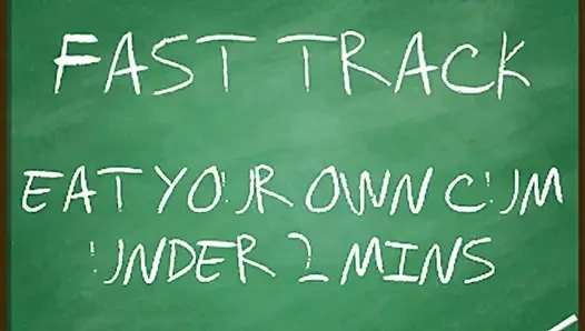 Sadece ses - 2 dakikanın altında kendi dölünü ye