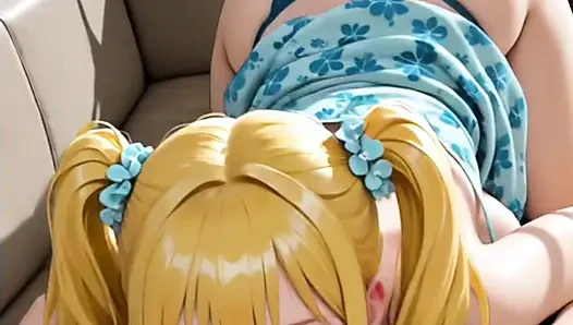 Hentai anime - evine gittiğimde her zaman arkadaşımın yarağını emiyor