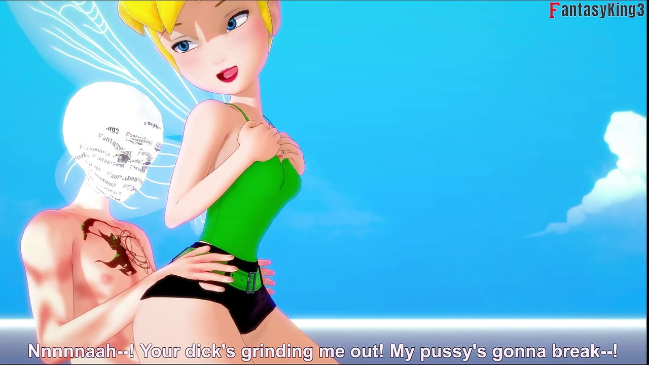 Tinkerbell plajda derin boğaz