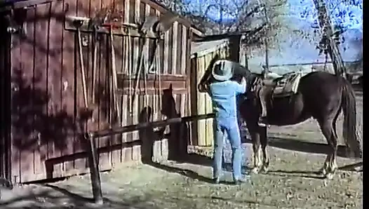 İki adam zeminde arkadan derin gırtlak ve derin penetrasyon seviyor