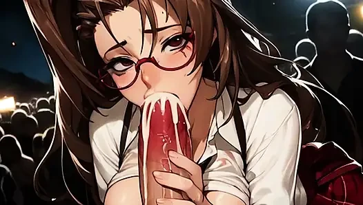 Hentai kız öğrenciler mosh çukuruna gezi yapıyor