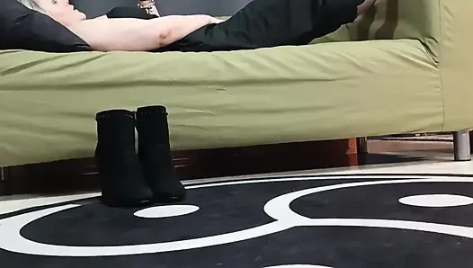 Ayaklarla Sissy El İşi İmparatoriçe Mbella