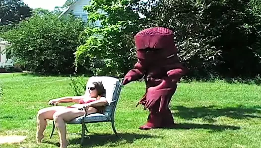 Britney sands vs tampon humper