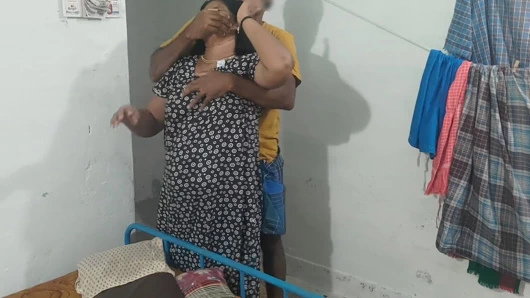 I inserted my big cock into Aunty's hairy pussy