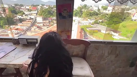 big ass stepdaughter is fuck while my wife is away. I cum in her mouth.  Latina