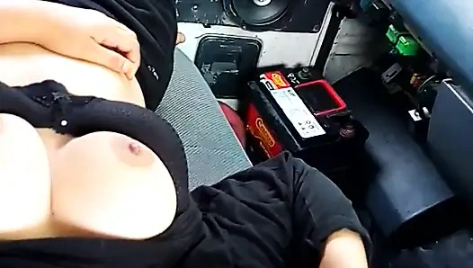 Grab in a truck
