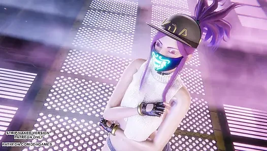 Mmd aespa - armageddon - akali seksi kpop dans league of legends hentai sansürsüz 4k 60 fps