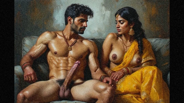 Hintli evli kadın kocasını ofisteki en iyi arkadaşıyla aldatıyor