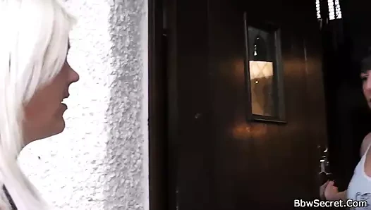 Koca hile ile sıcak sarışın bbw