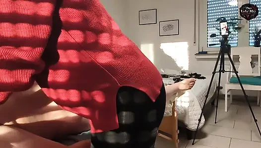 DomLadyMia-SlaveOfM köle için kırmızı şortlar bölüm 6