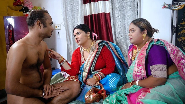 DESI TWO MALLU BHABHI HARDCORE FUCK WITH HER DEBAR WHEN THEY  ARE ALONE AT HOME FULL MOVIE ( HINDI AUDIO )
