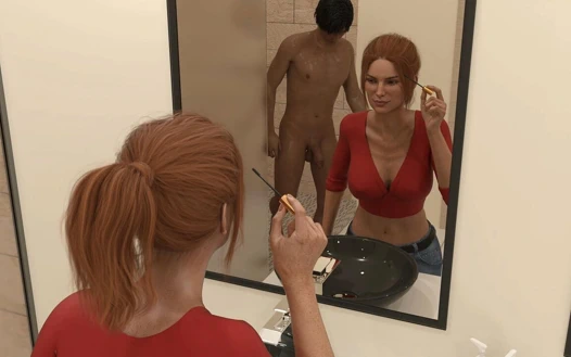 Üvey erkek kardeşimin karısı #58 - Jennifer havluyu alırken John'un yarağının içine bakıyordu