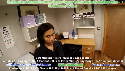 Doktor Tampa ol, striptiz arama kaçakçısı Jackie Banes vajinasının içine yasadışı maddeleri gizlemeye çalışıyor!