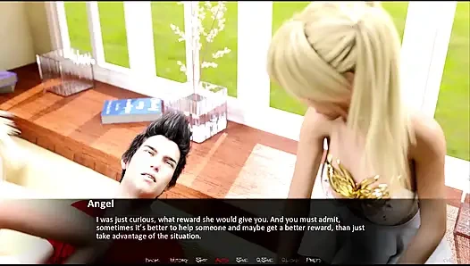 İhanete uğradı #3 - sarışın Kadın Johannes'e striptiz gösterisi yaptı ... Sophia Johannes'e oral seks yaptı