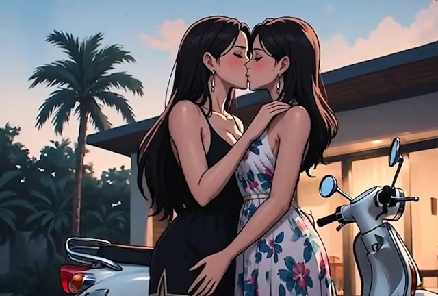 Yapay zeka tarafından oluşturulan çizgi film içeriği, 18 yaşındaki anime kızın sansürsüz videosu, olgun kadınların öpüşme orgazmı