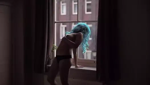 Çarpıcı bayan gets becerdin